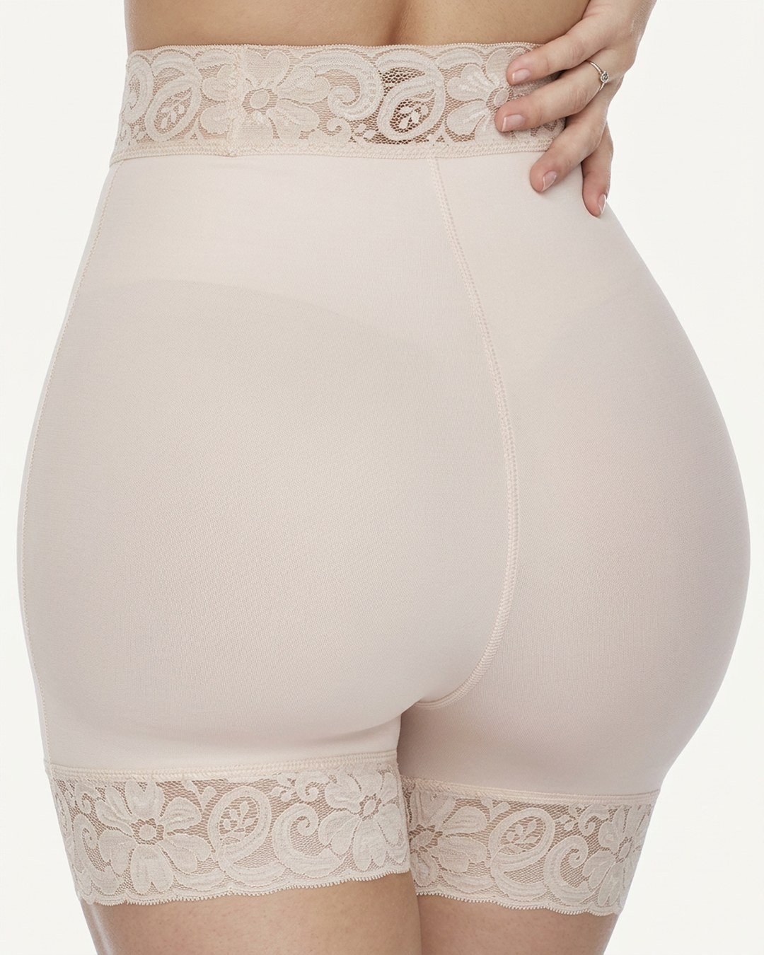 CUR2201-3 BBL Effect Slim Shorts - Curvisse