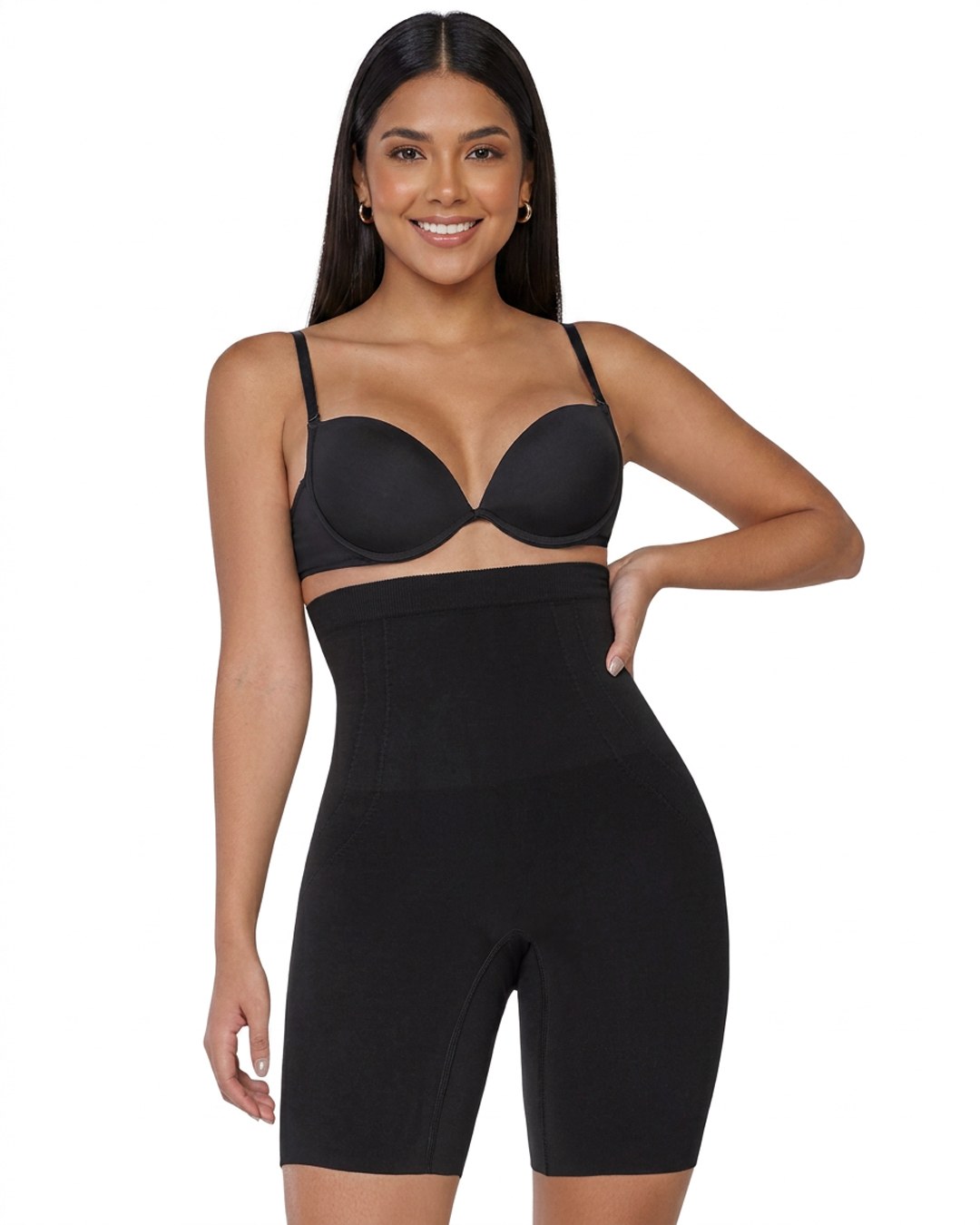CUR32609_hi_waist_thigh_slimmer_faja_colombiana_PR Comfort Evolution Hi-Waist Thigh Slimmer - Curvisse