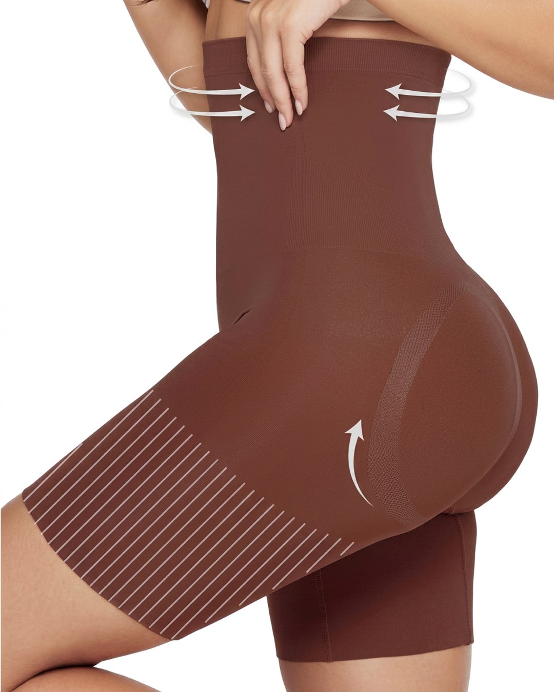 CUR32609_hi_waist_thigh_slimmer_puerto_Rico_ Comfort Evolution Hi-Waist Thigh Slimmer - Curvisse