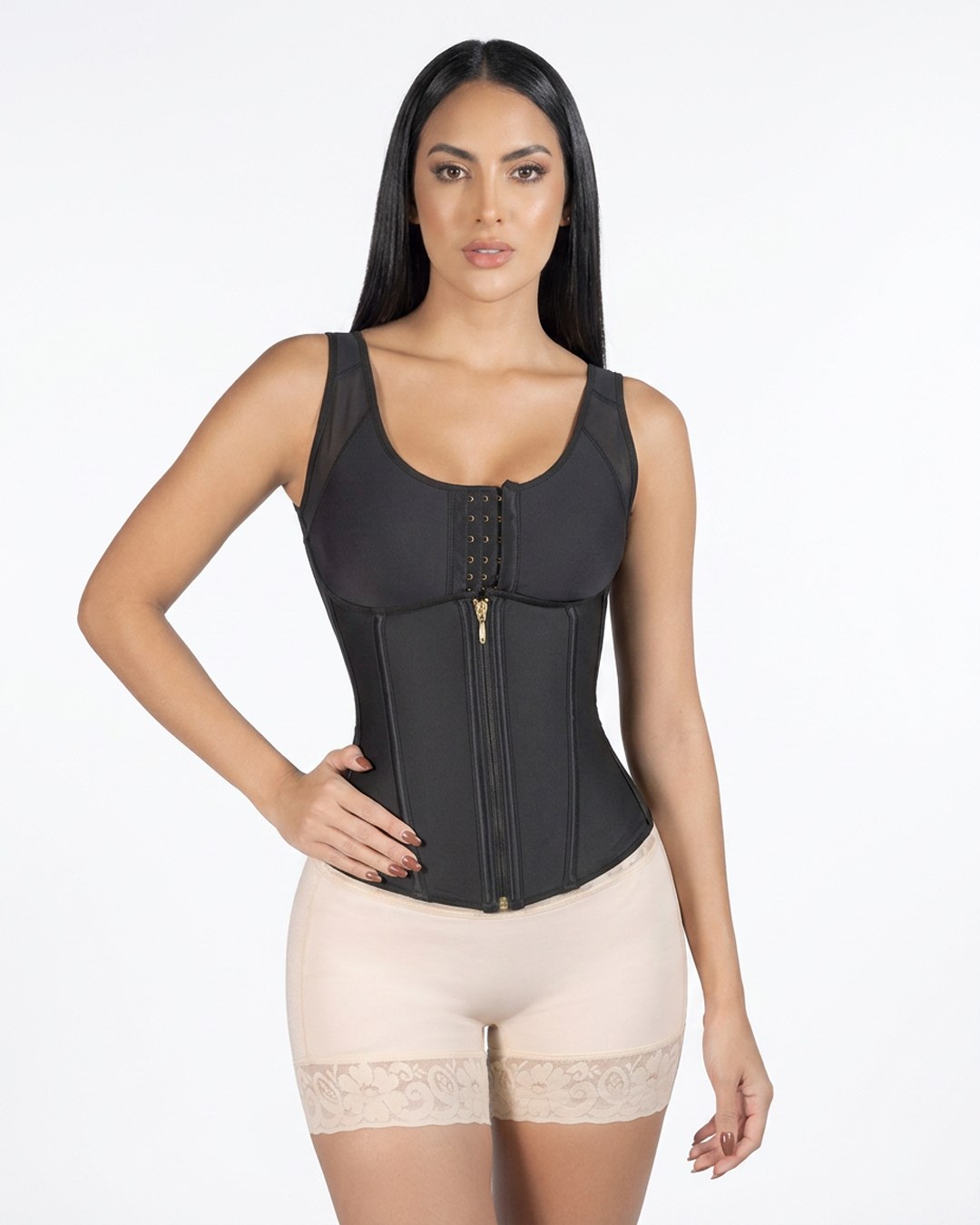High-Compression Front-Zip Corset - Curvisse