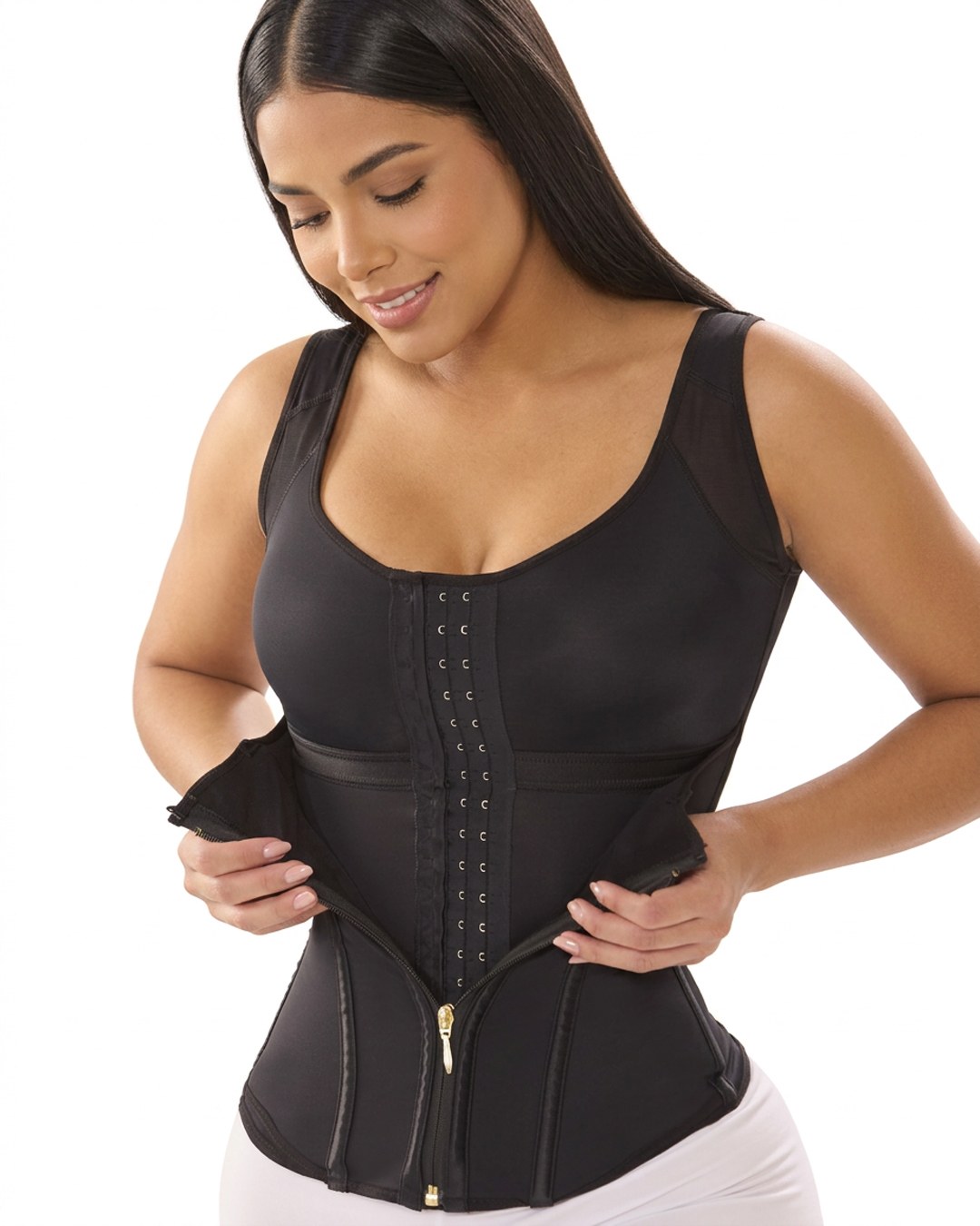 High-Compression Front-Zip Corset - Curvisse