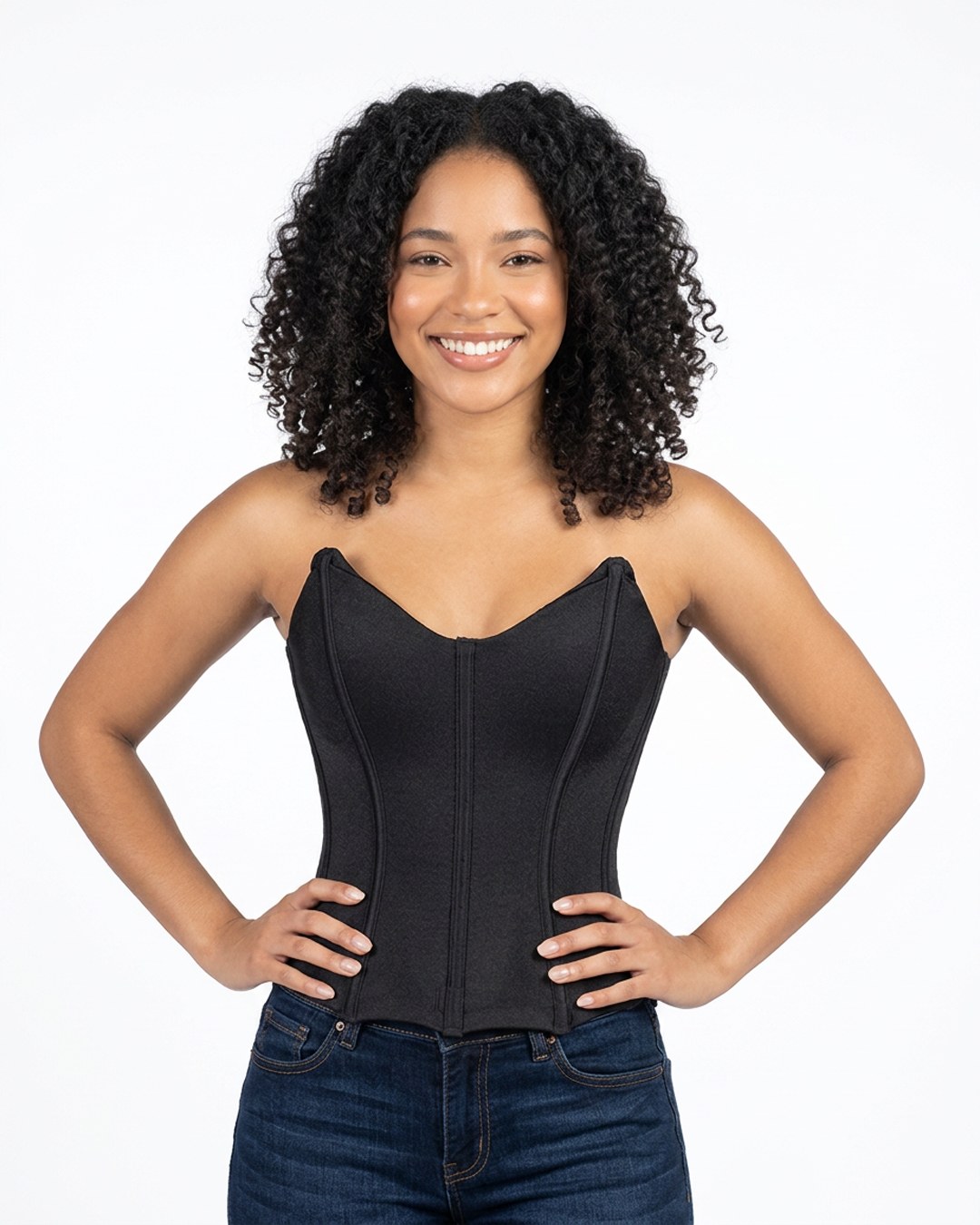 SCC313-1 Decorative Boning Outerwear Corset - Curvisse