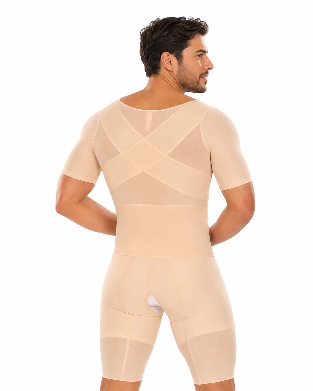 SCH672-2 Mens Control-Sleeve Girdle - Curvisse