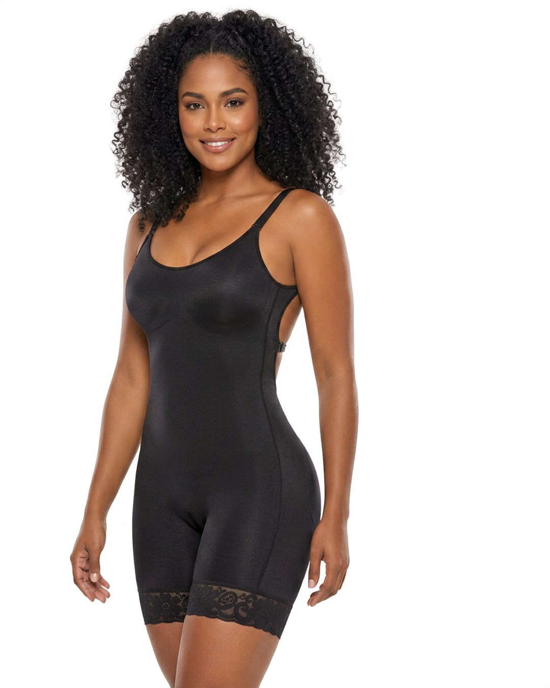 SCM698-1 Open-Back Girdle with Built-in Bra - Curvisse